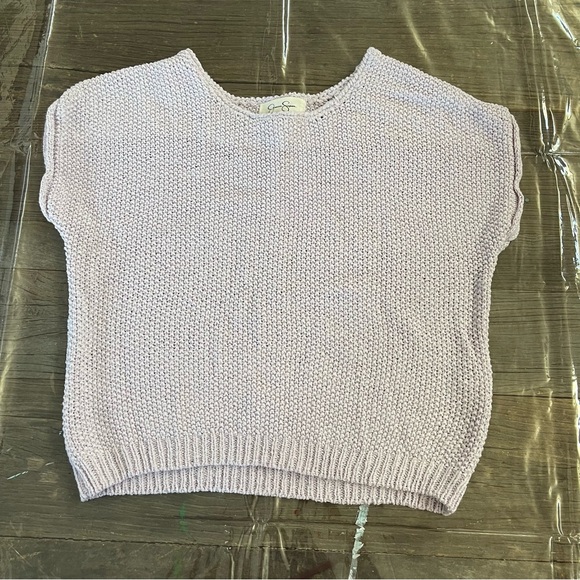JESSICA SIMPSON knit top in light purple - Picture 1 of 7
